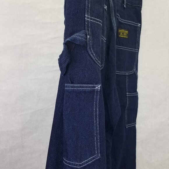 Okonkwo Railway Jeans Men's Small Carpenter Dark Wash Straight Leg Cotton NEW - Picture 13 of 16